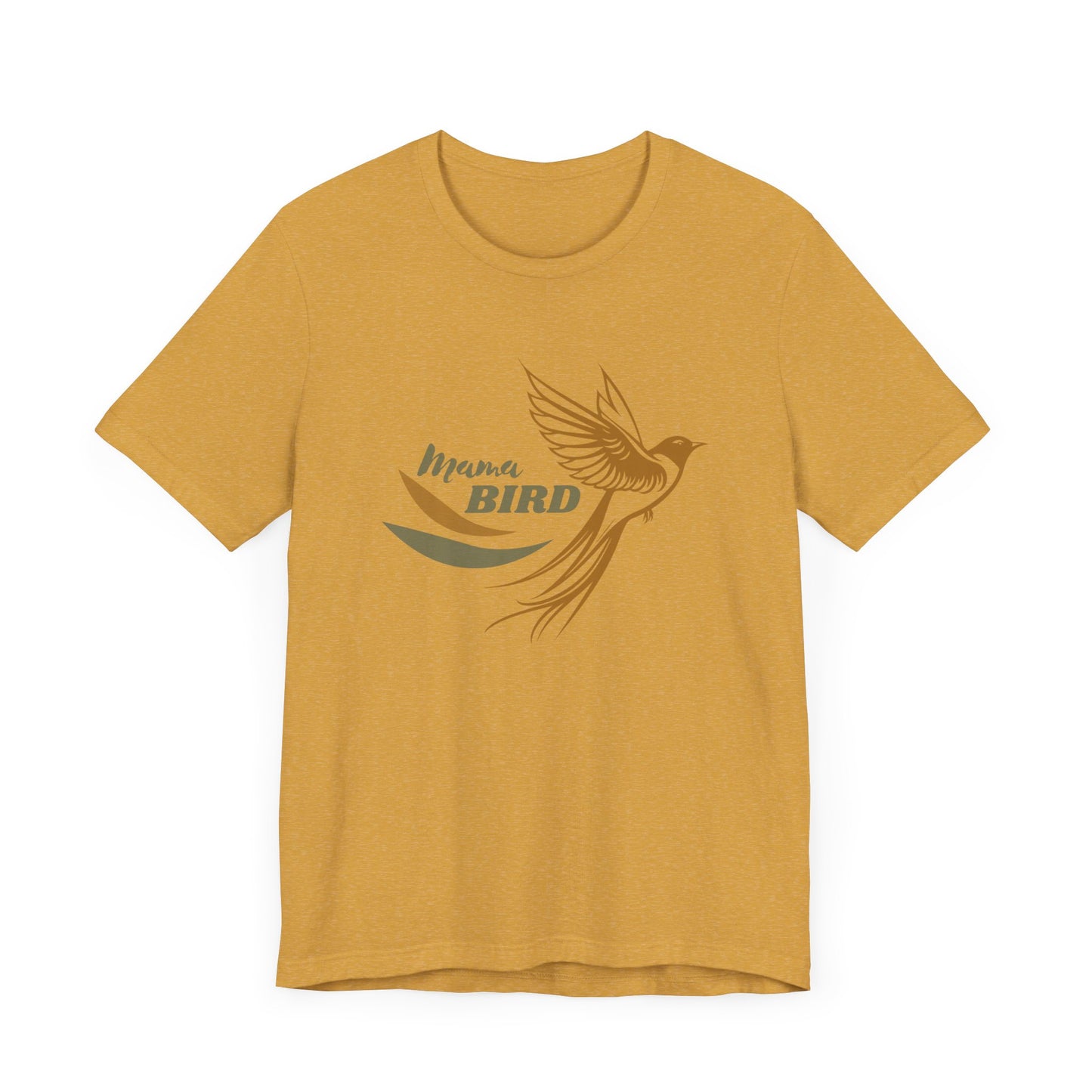 Mama Bird Jersey Short Sleeve Tee, Vintage Boho T-Shirt, Free Spirit, Mama Tee, Mother's Shirt