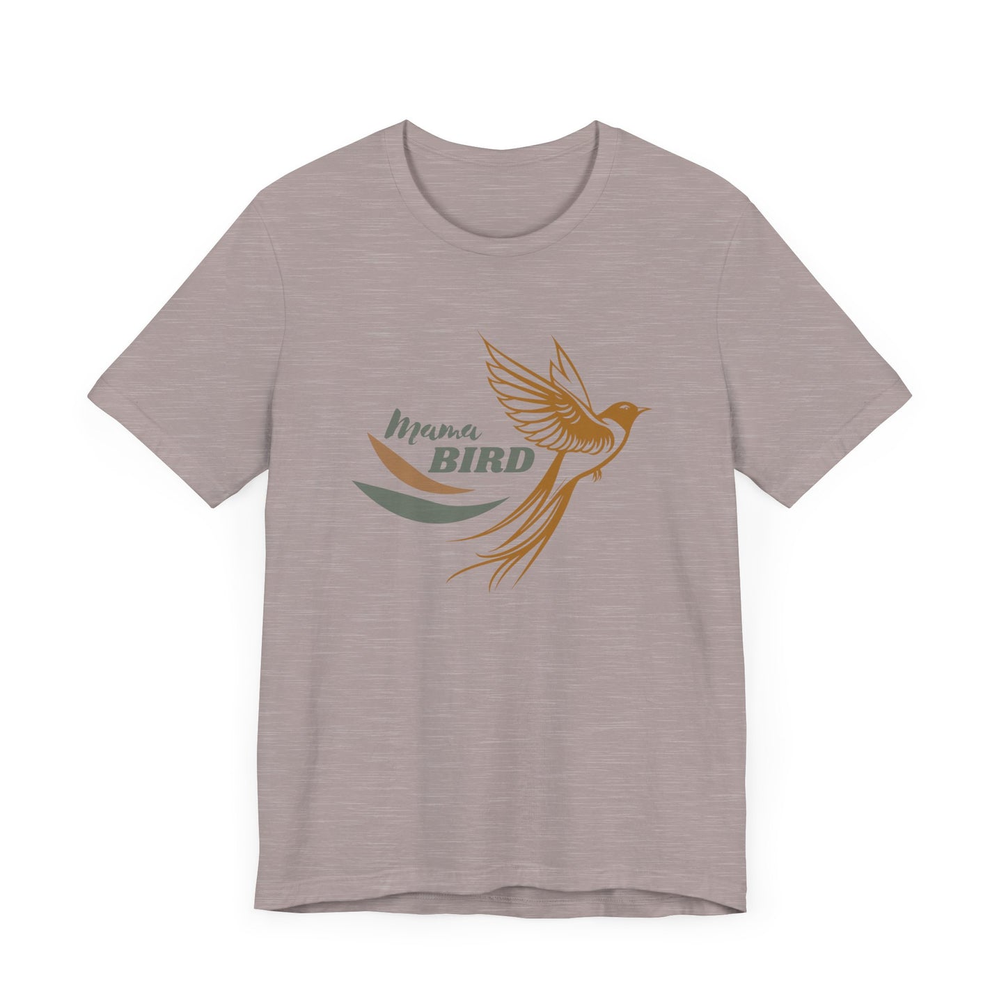 Mama Bird Jersey Short Sleeve Tee, Vintage Boho T-Shirt, Free Spirit, Mama Tee, Mother's Shirt