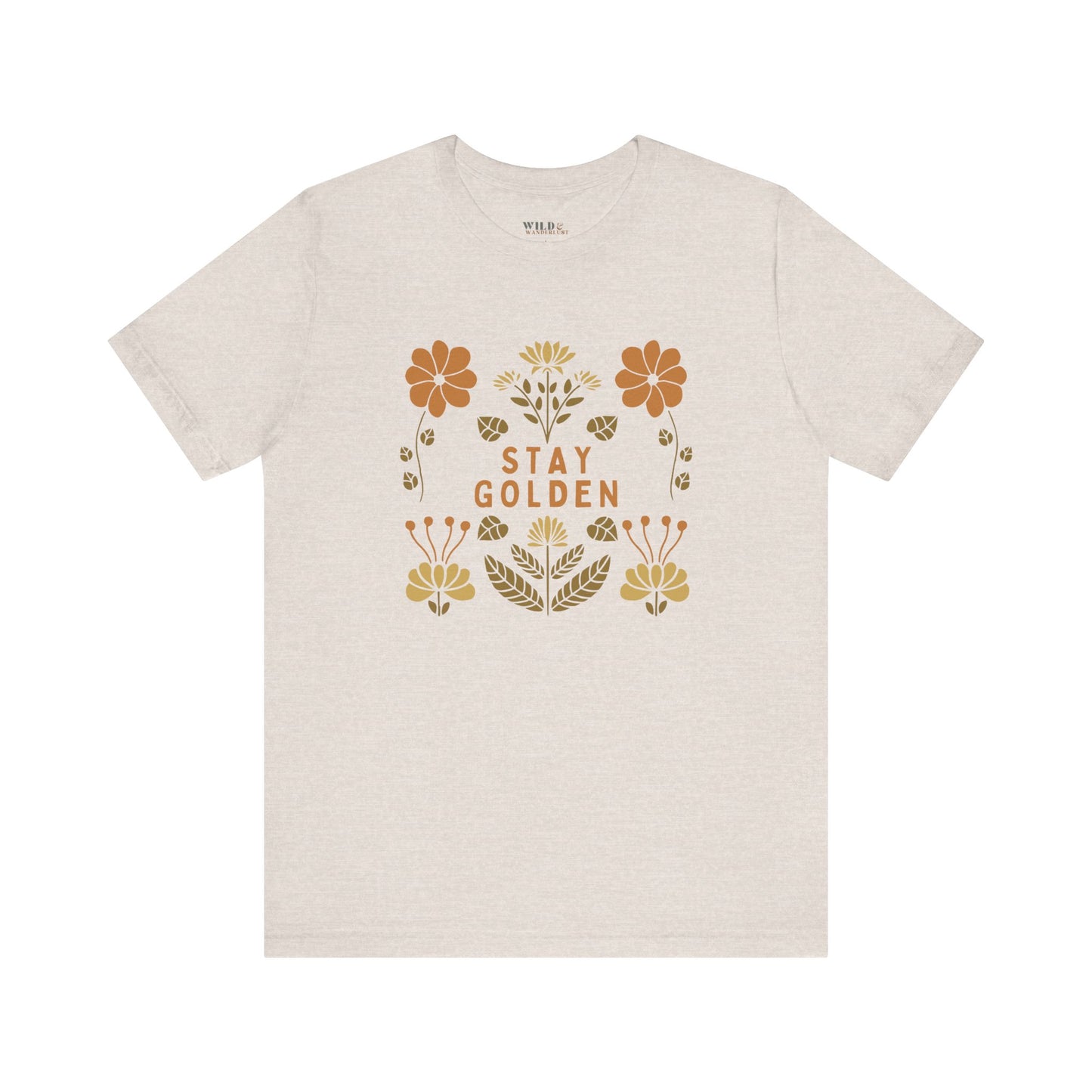 Stay Golden Vintage Floral Tee