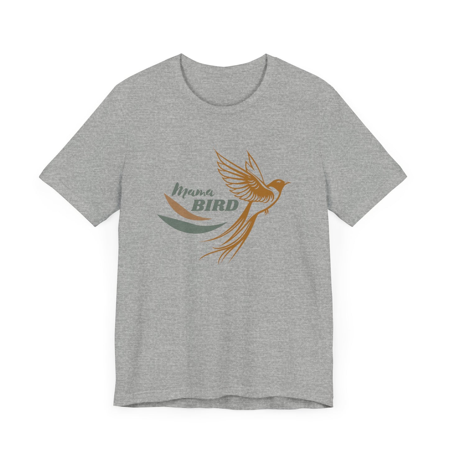Mama Bird Jersey Short Sleeve Tee, Vintage Boho T-Shirt, Free Spirit, Mama Tee, Mother's Shirt