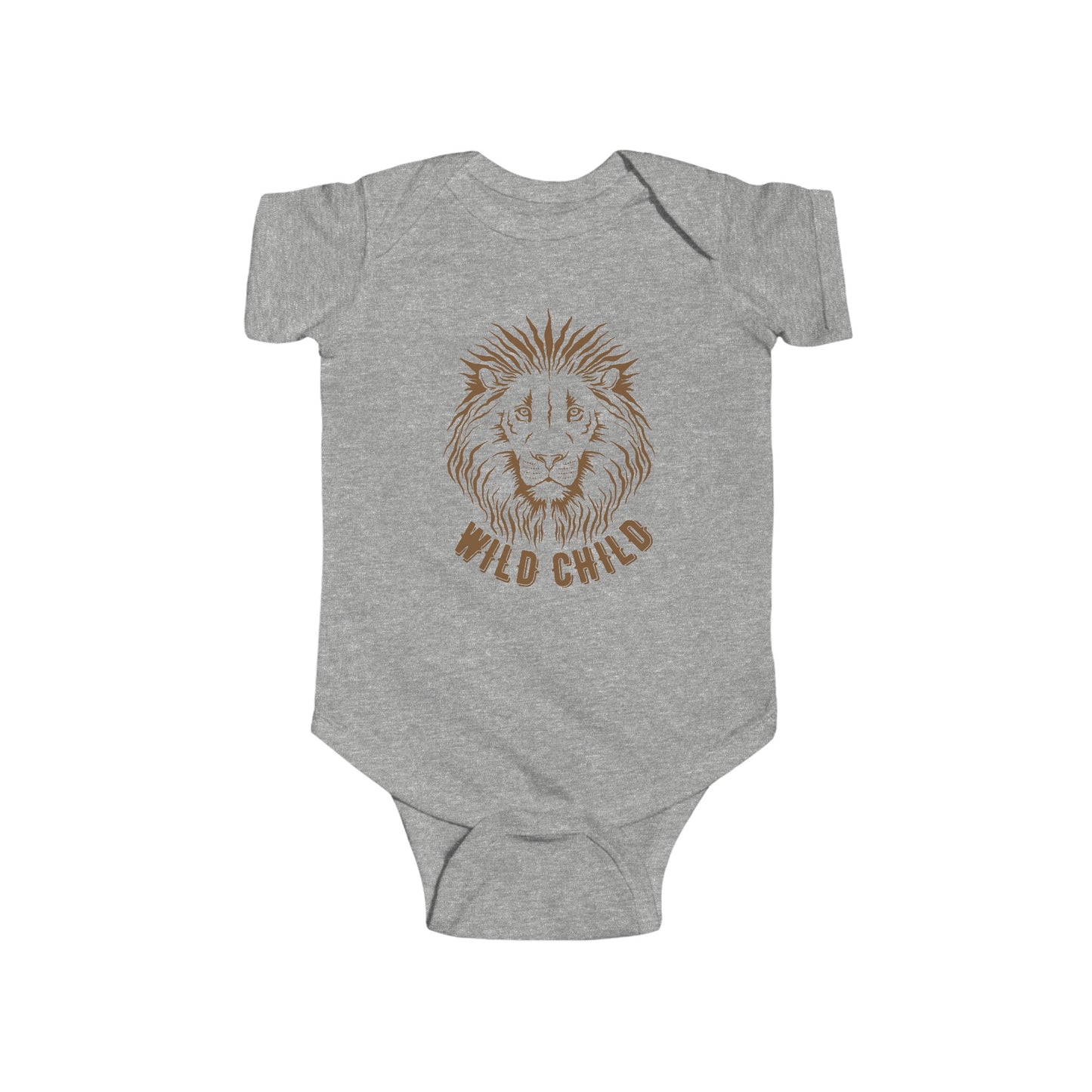 Wild Child Lion Infant Fine Jersey Bodysuit