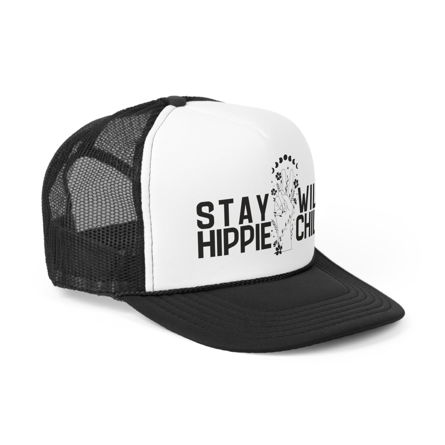 Stay Wild Hippie Child Trucker Cap,
