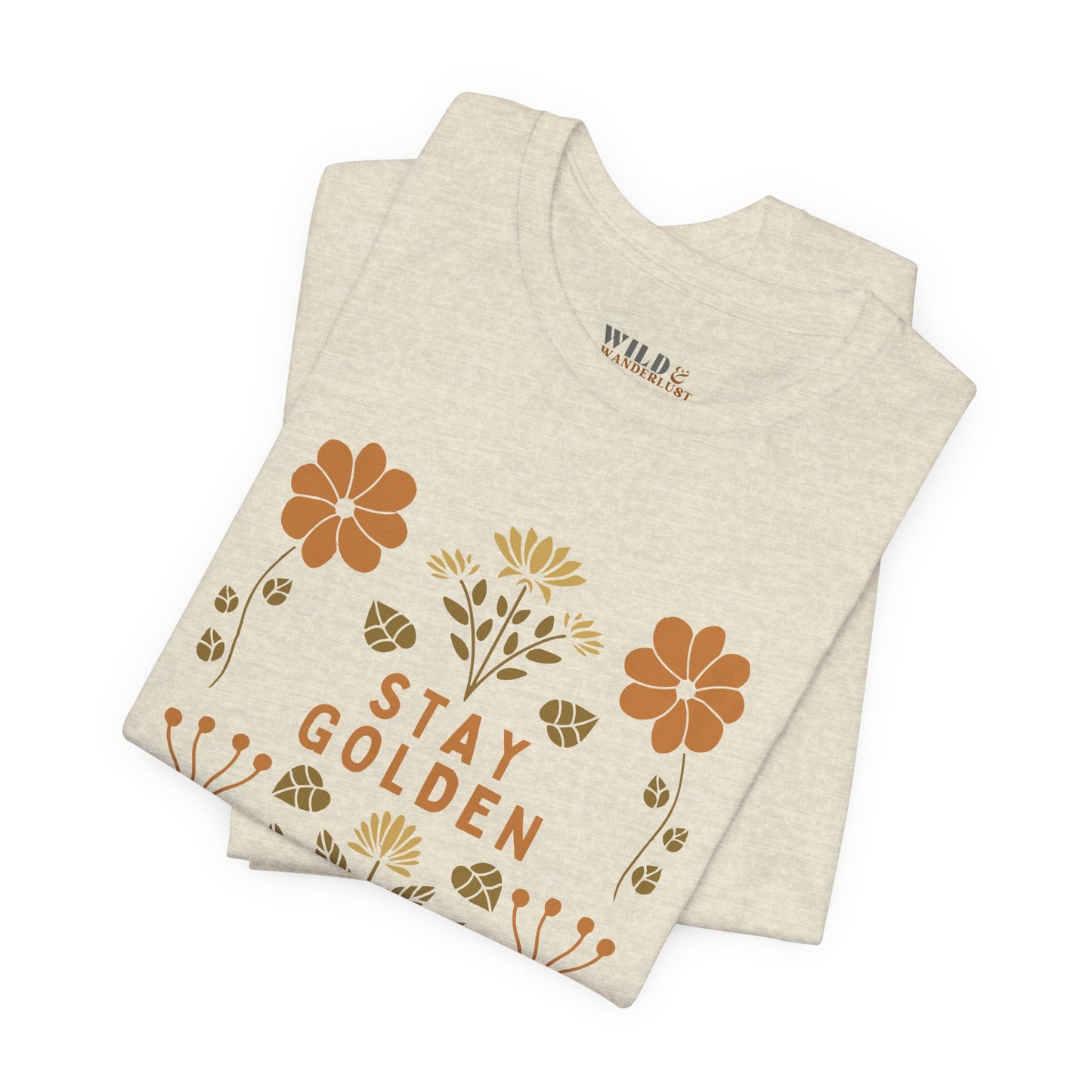 Stay Golden Vintage Floral Tee