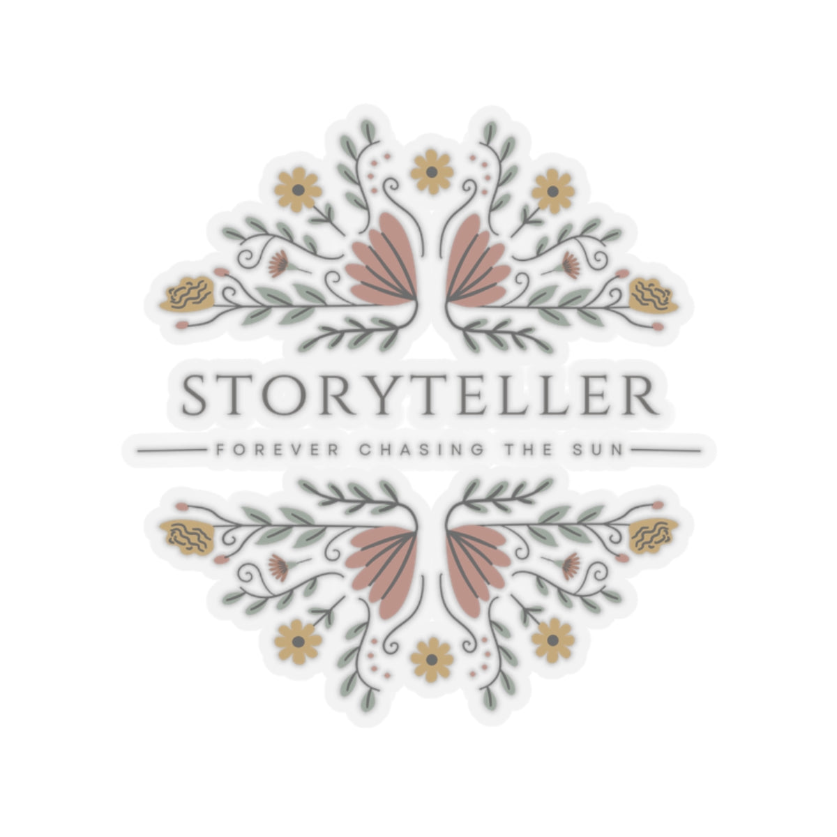 Storyteller Vintage Floral Stickeer