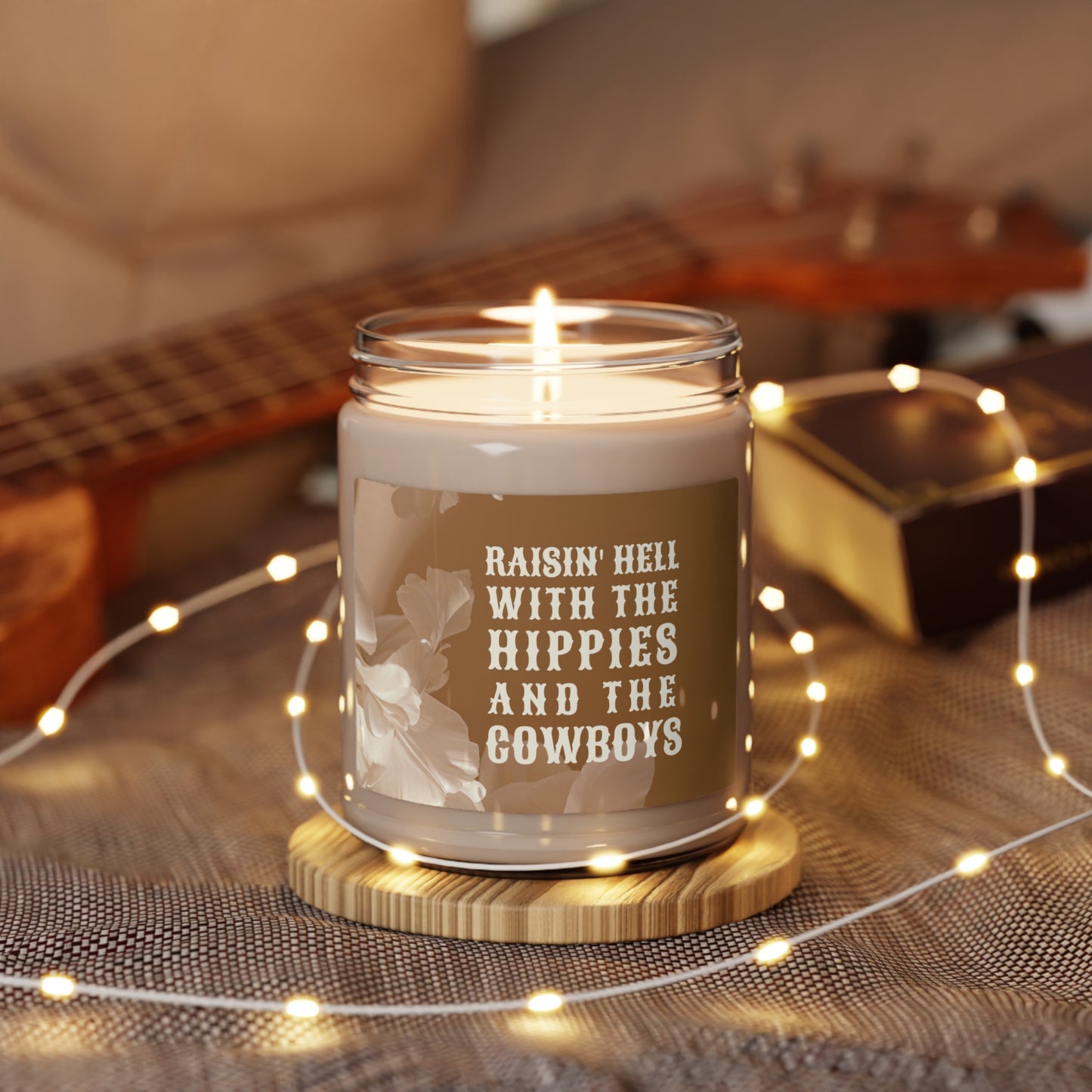 Hippies and the Cowboys Scented Soy Candle, 9oz