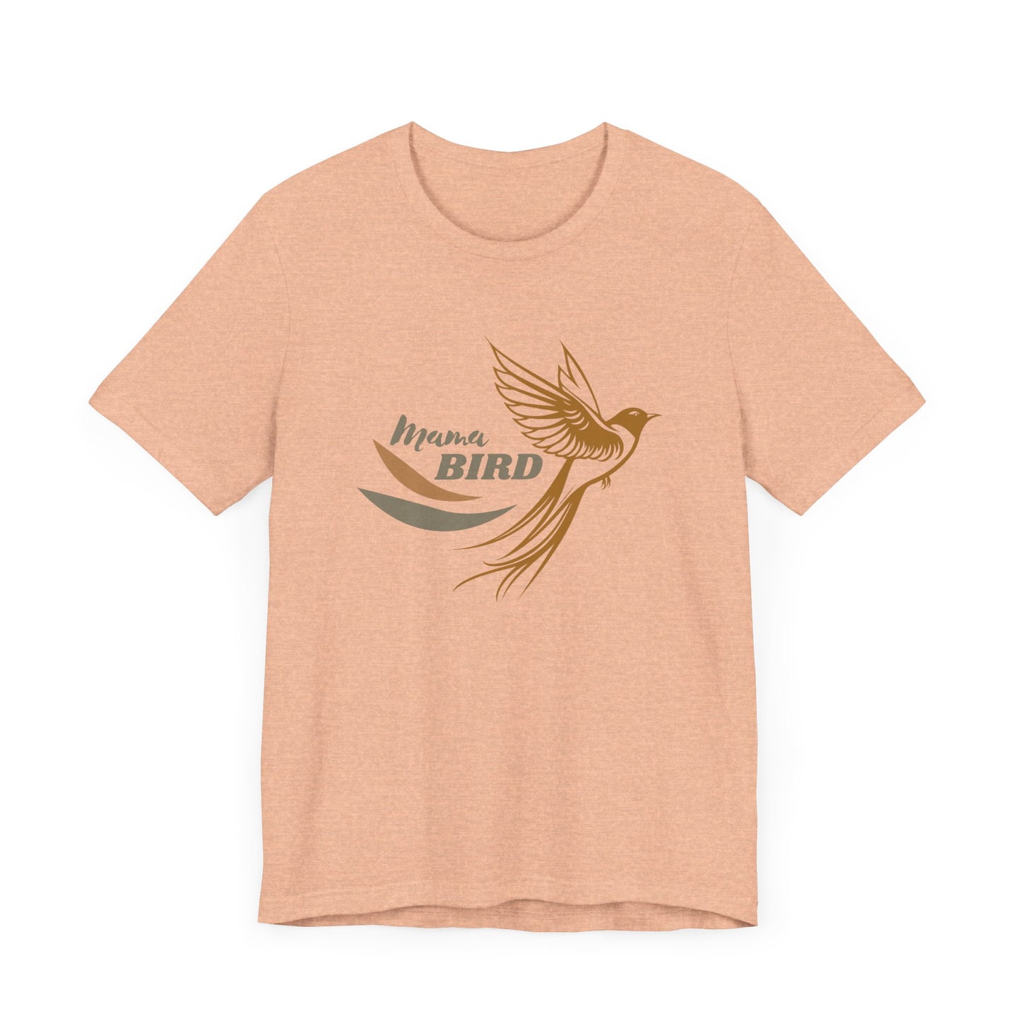Mama Bird Jersey Short Sleeve Tee, Vintage Boho T-Shirt, Free Spirit, Mama Tee, Mother's Shirt