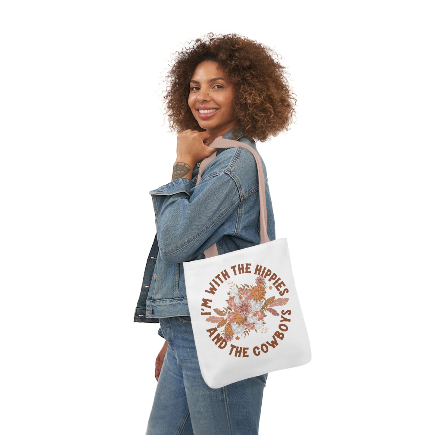 Hippies & the Cowboys Tote Bag