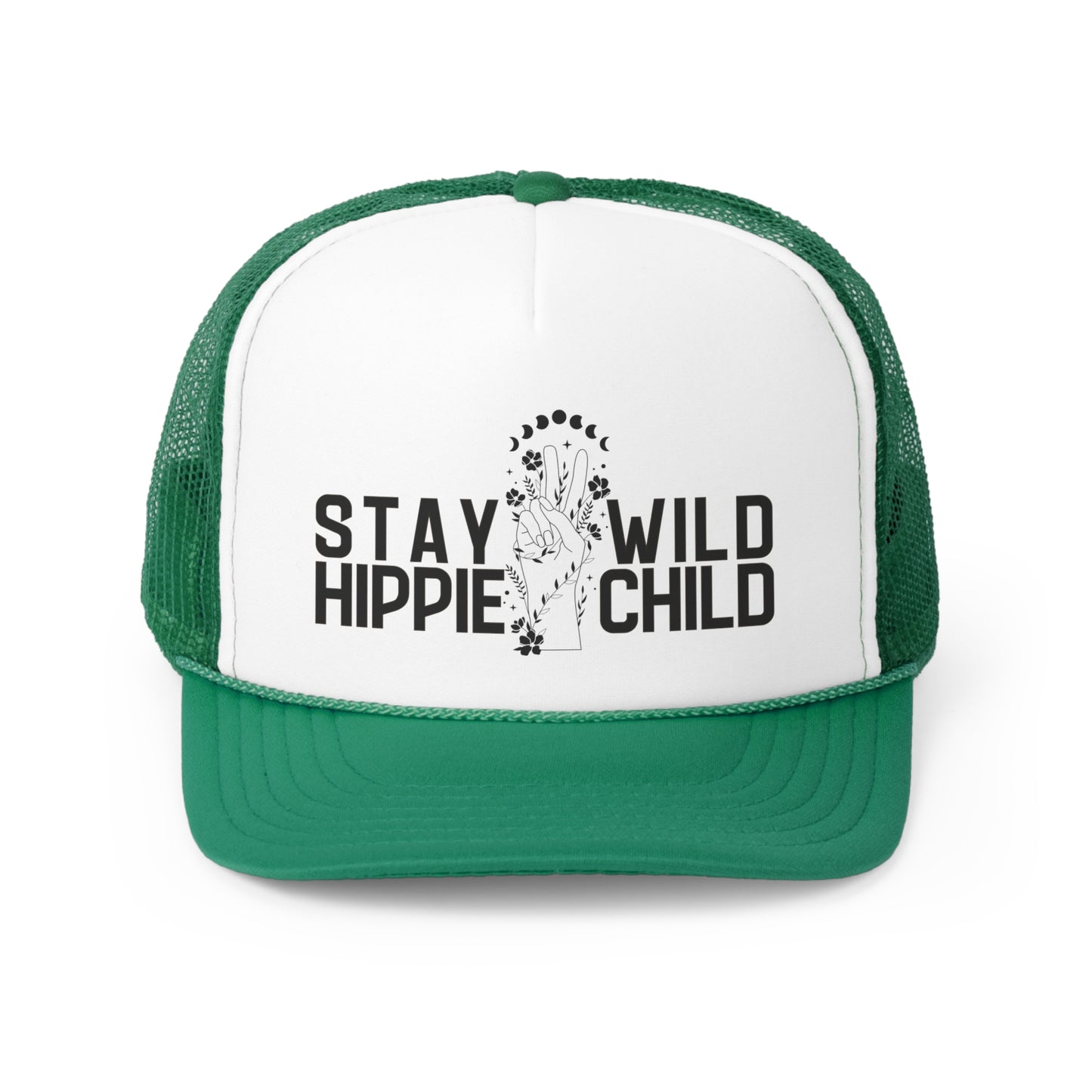 Stay Wild Hippie Child Trucker Cap,
