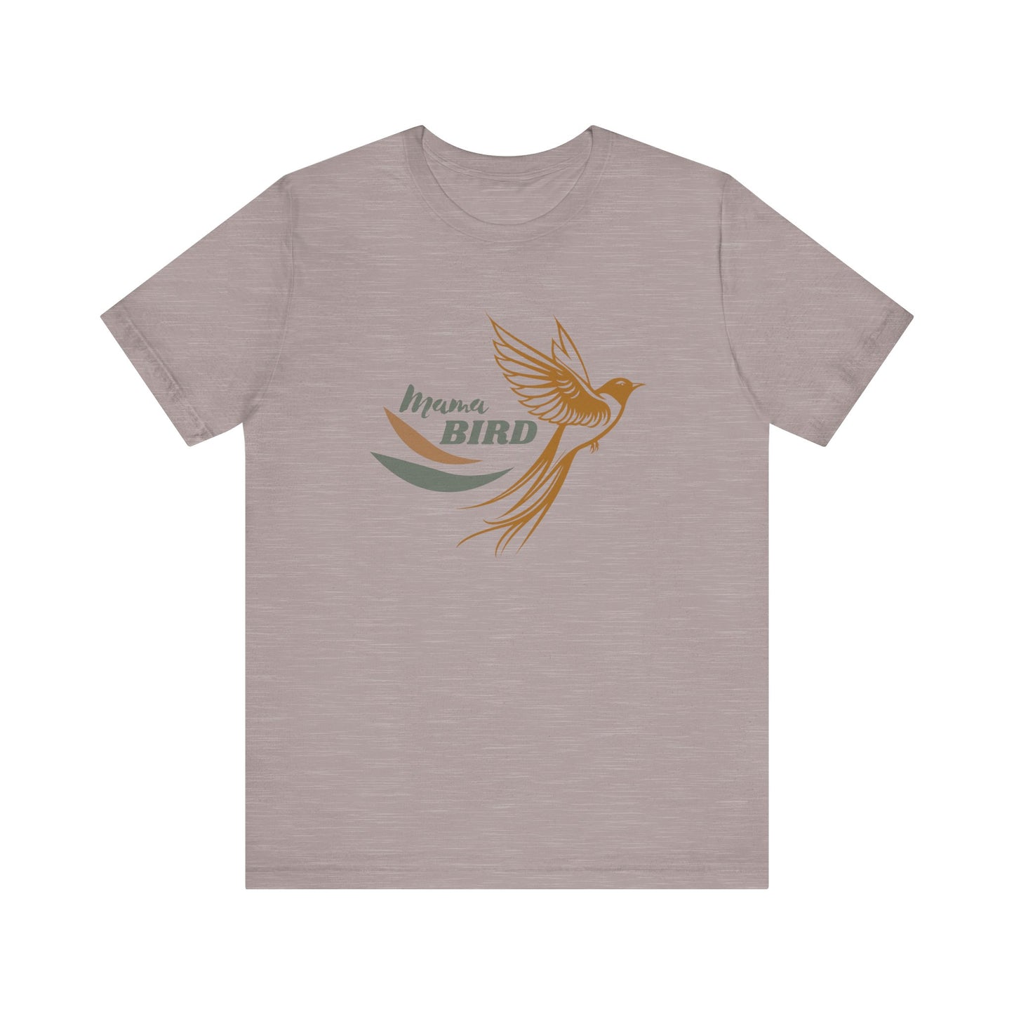 Mama Bird Jersey Short Sleeve Tee, Vintage Boho T-Shirt, Free Spirit, Mama Tee, Mother's Shirt