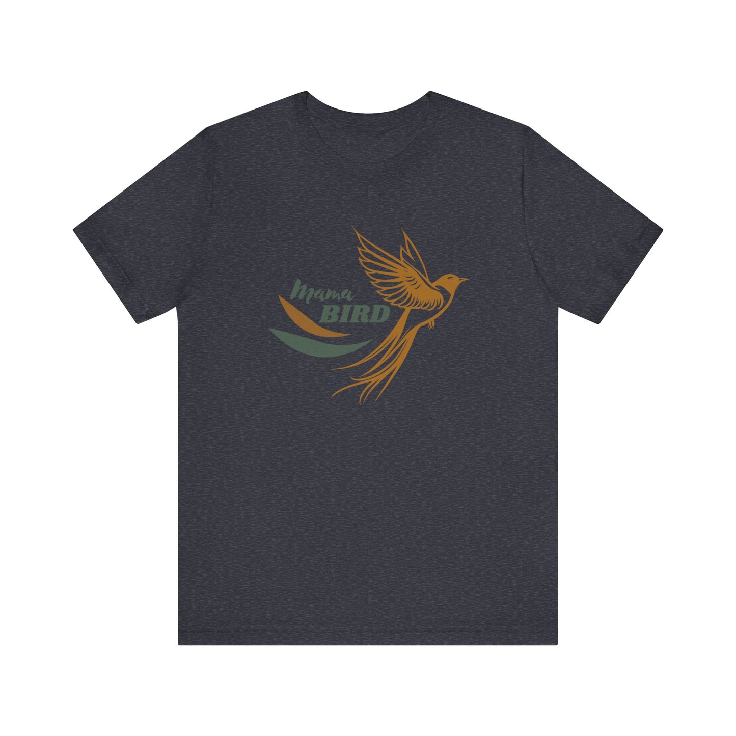 Mama Bird Jersey Short Sleeve Tee, Vintage Boho T-Shirt, Free Spirit, Mama Tee, Mother's Shirt