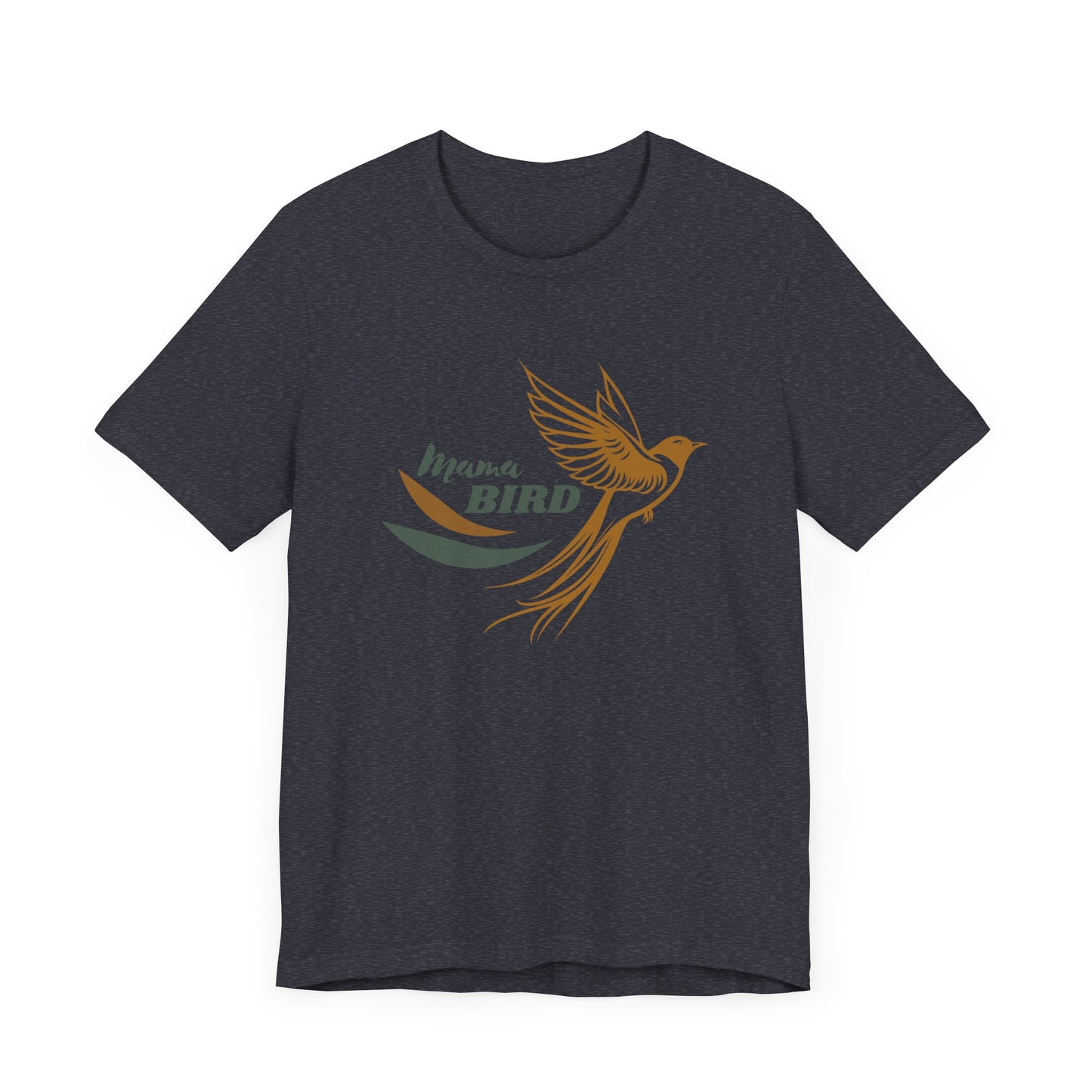 Mama Bird Jersey Short Sleeve Tee, Vintage Boho T-Shirt, Free Spirit, Mama Tee, Mother's Shirt
