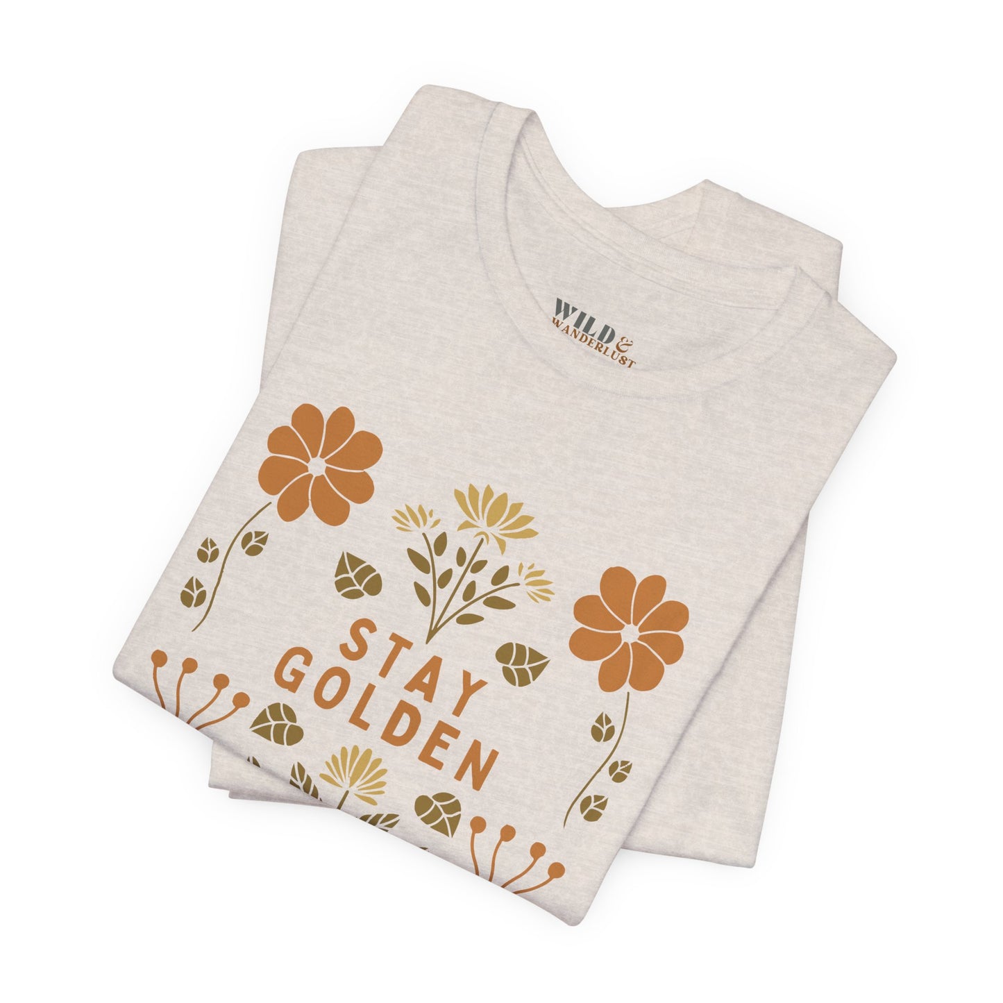 Stay Golden Vintage Floral Tee