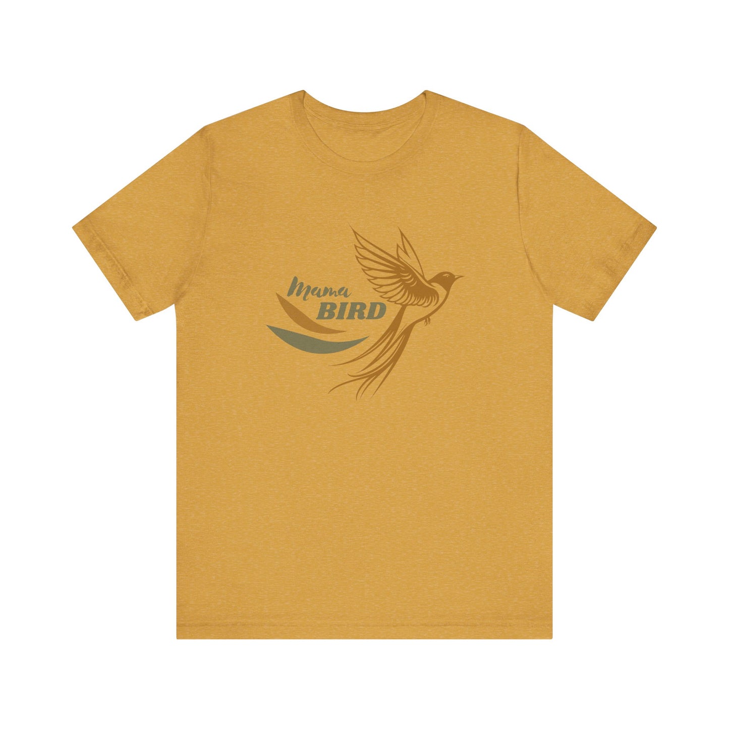 Mama Bird Jersey Short Sleeve Tee, Vintage Boho T-Shirt, Free Spirit, Mama Tee, Mother's Shirt