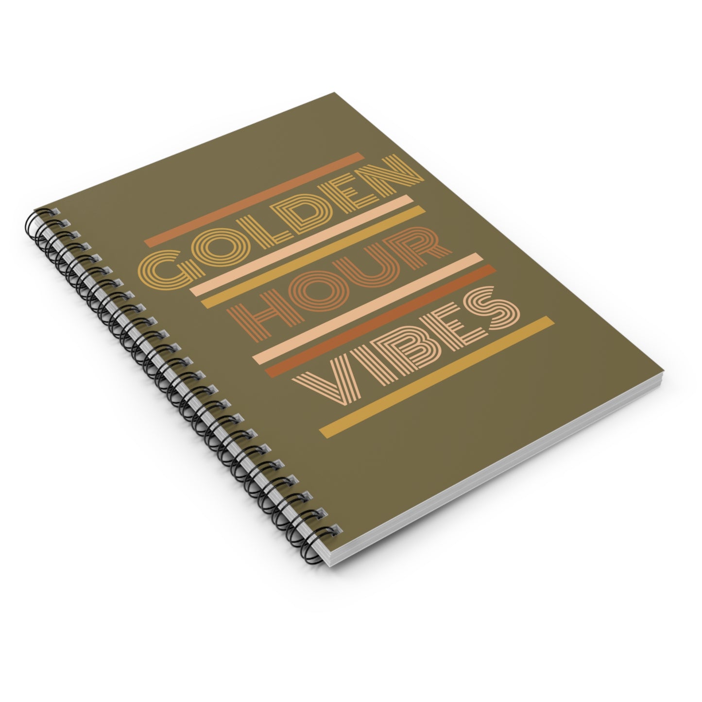 Golden Hour Spiral Notebook