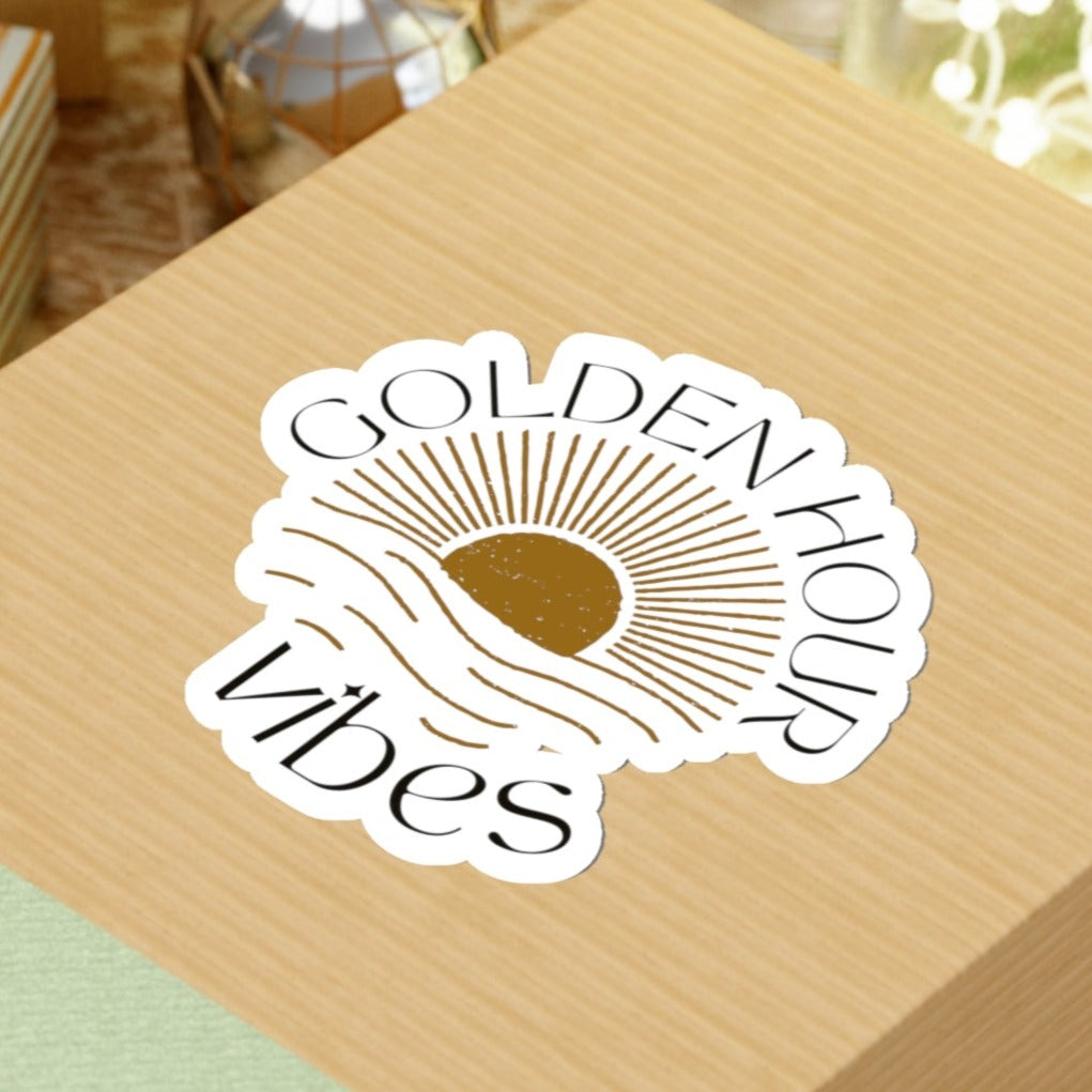 Golden Hour Vibes Sunshine Sticker