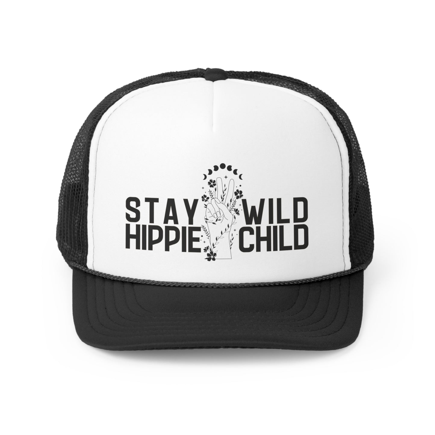 Stay Wild Hippie Child Trucker Cap,