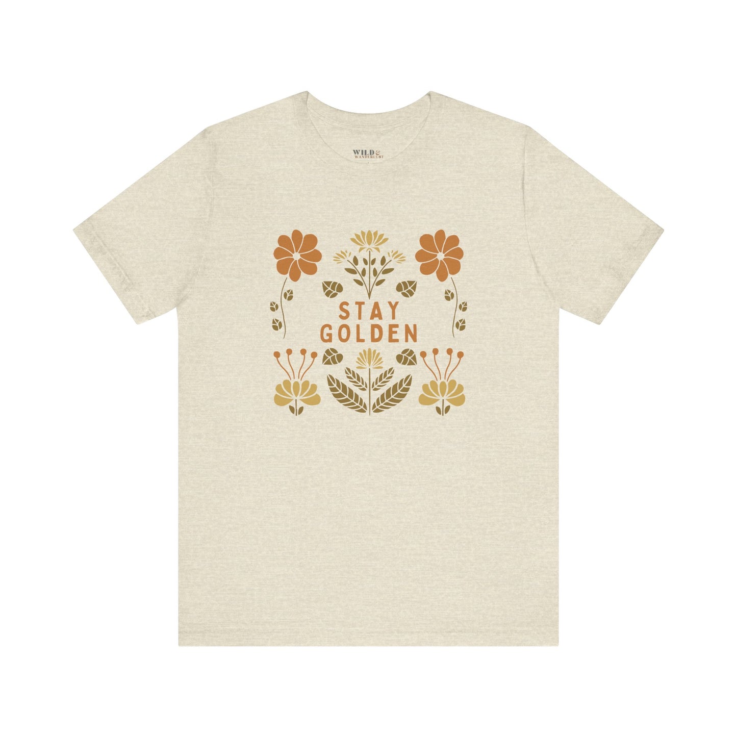 Stay Golden Vintage Floral Tee