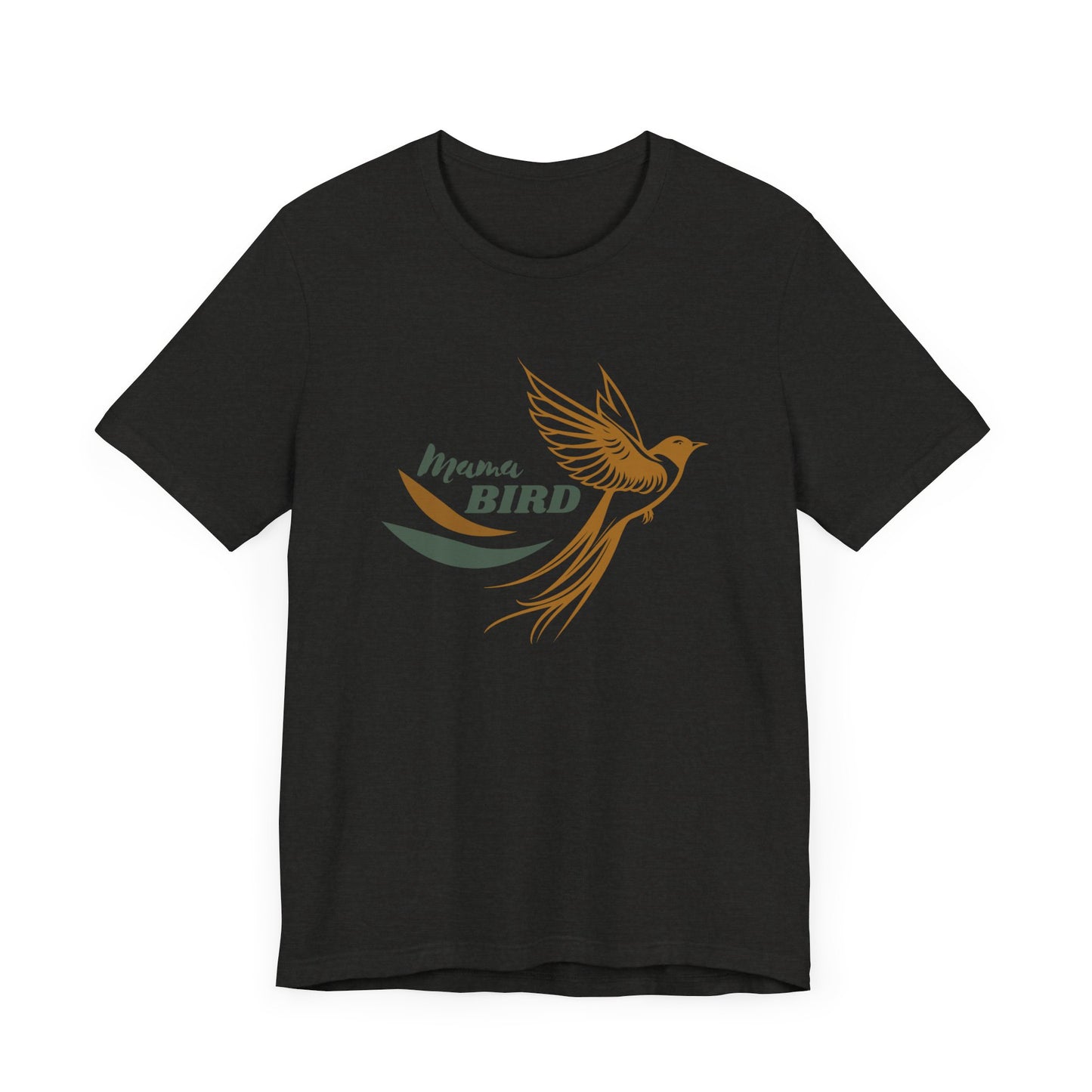 Mama Bird Jersey Short Sleeve Tee, Vintage Boho T-Shirt, Free Spirit, Mama Tee, Mother's Shirt