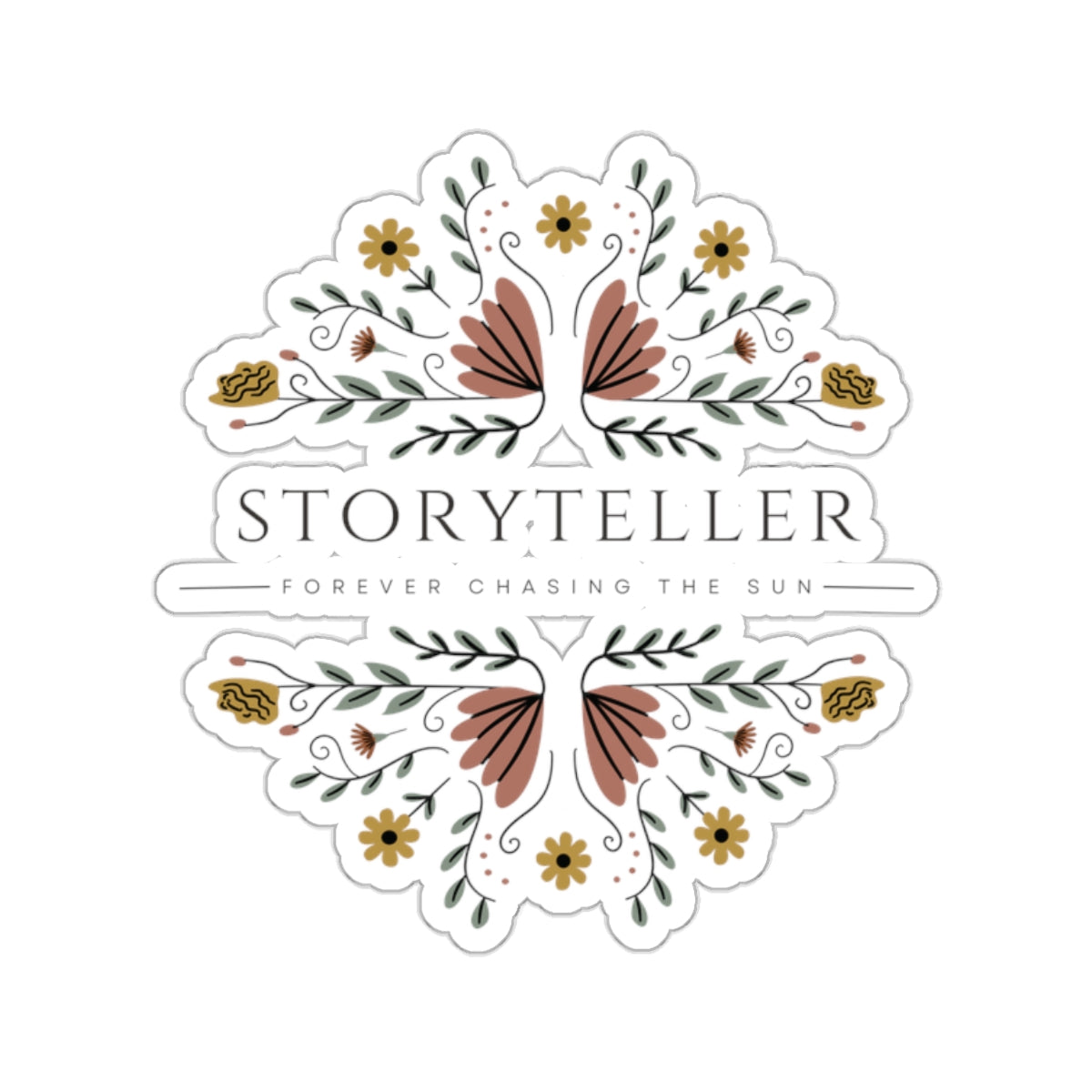 Storyteller Vintage Floral Stickeer