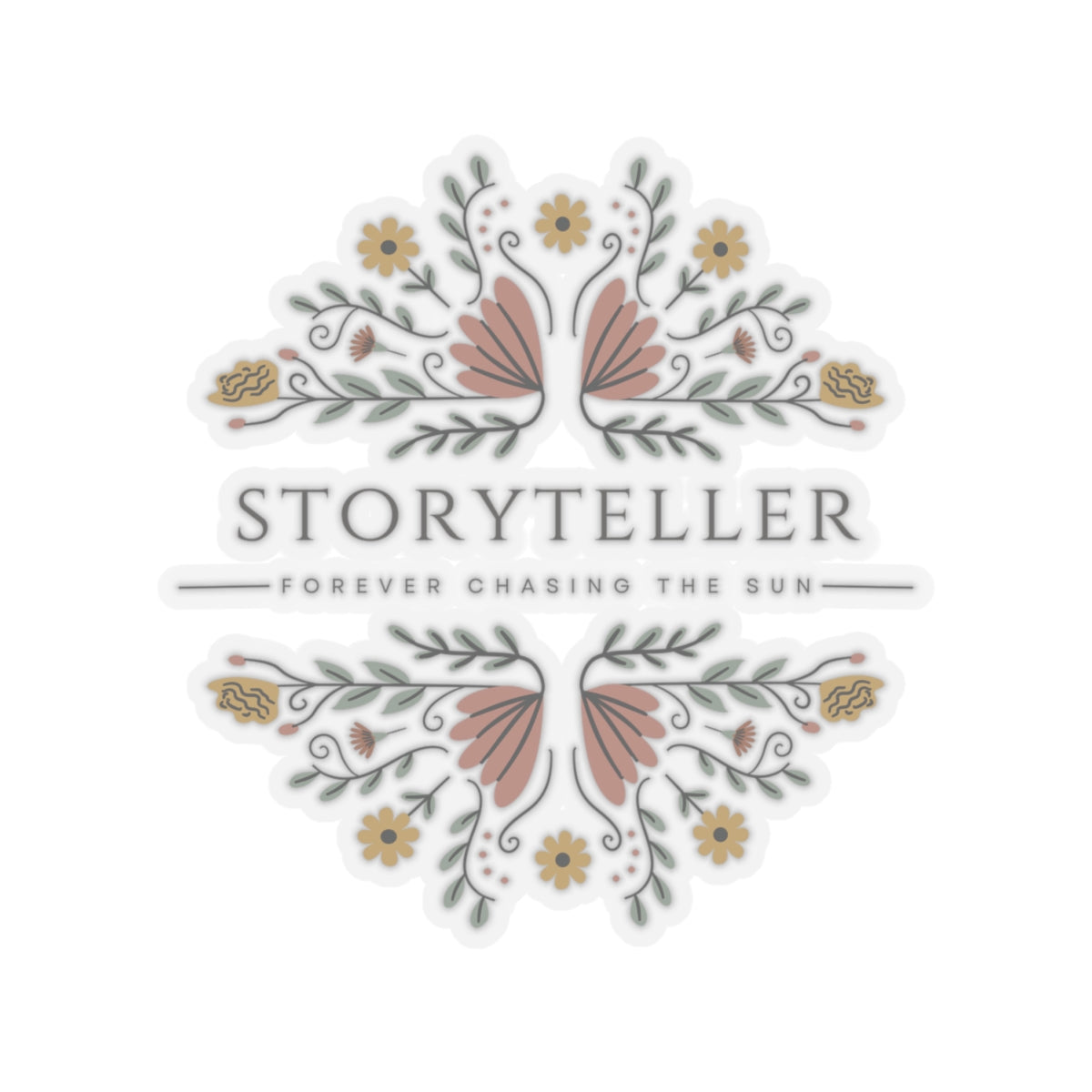 Storyteller Vintage Floral Stickeer