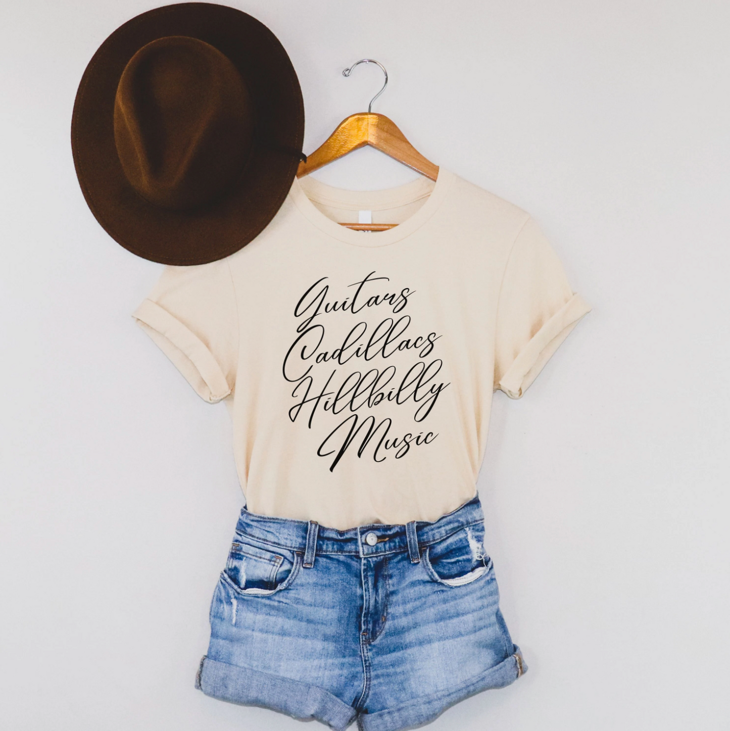 Guitars, Cadillacs, Hillbilly Music Tee
