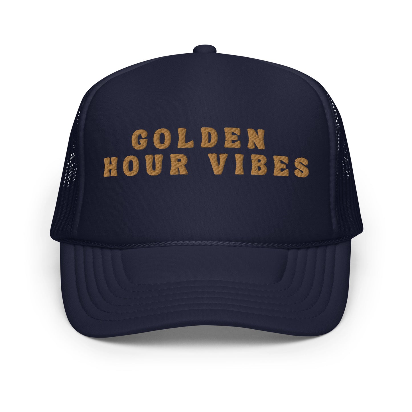 Golden Hour Vibes Foam trucker hat
