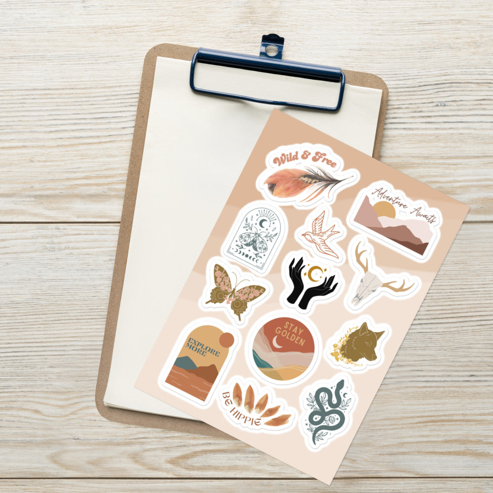 Boho Sticker sheet
