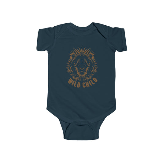 Wild Child Lion Infant Fine Jersey Bodysuit