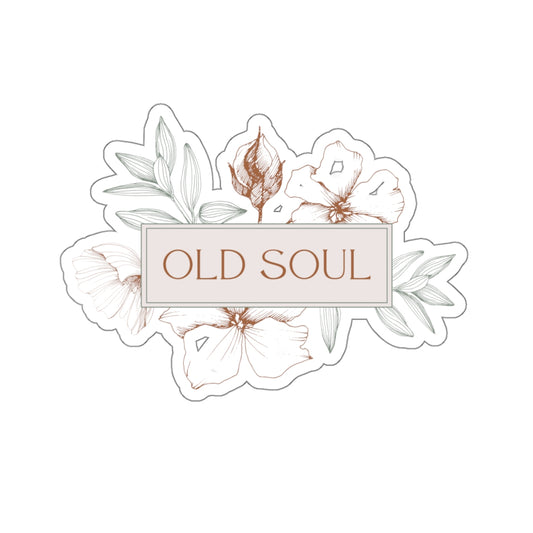 Old Soul Boho Floral Sticker