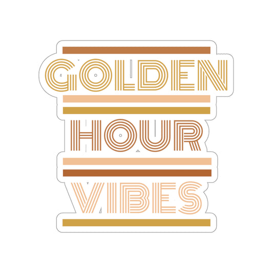 Golden Hour Vibes Sticker