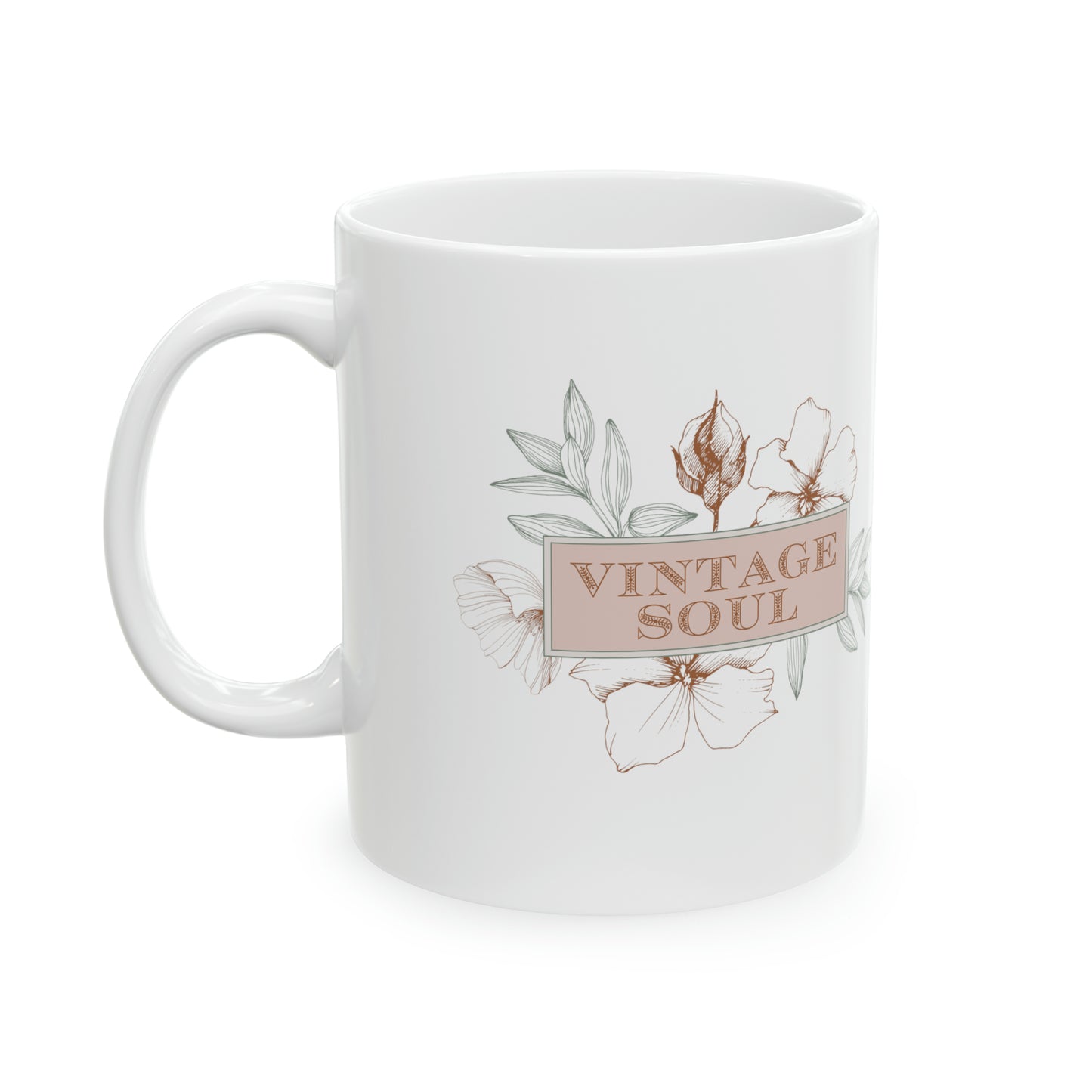 VINTAGE SOUL Ceramic Mug, 11oz