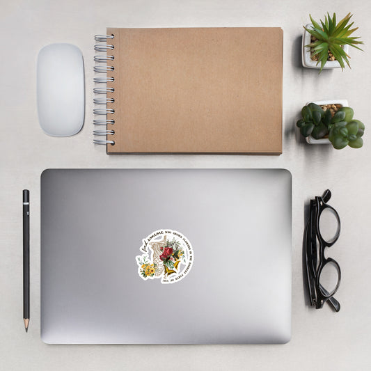 Find Someone Who Grows Flowers Stickers Bubble-free stickers